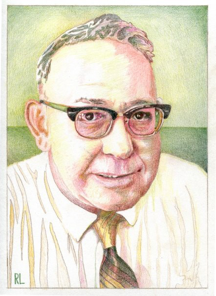 Grandfather Lee - colored pencil